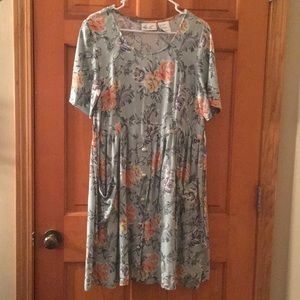 Vintage Kathie Lee floral print sundress